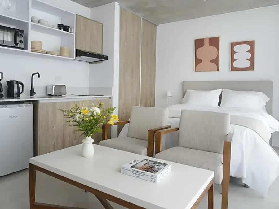 (#701) Studio en Palermo HW - Mesa Baja Pisos Altos